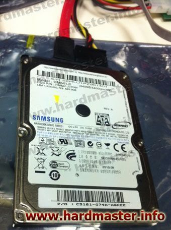 Ремонт HDD Samsung HM641JI Ремонт HDD Samsung HM641JI