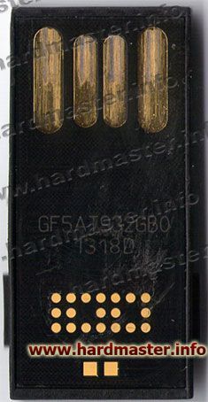 Пинаут USB монолитная флешка