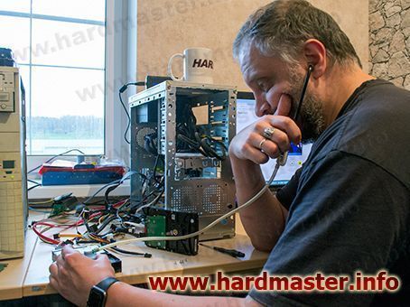 Исследование HDD после размагничивания