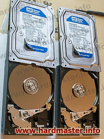Восстановленение данных с HDD после размагничивания