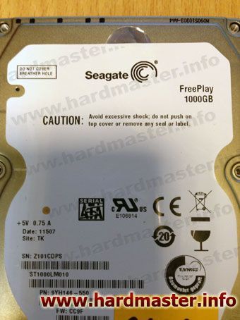 Неисправный жесткий диск ST1000LM010-9YH146
