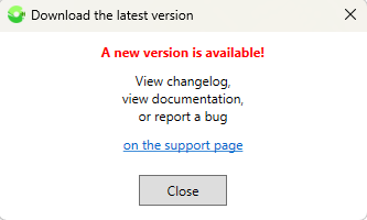Utility version check