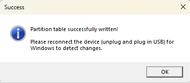 Program for restoring lost partitions
