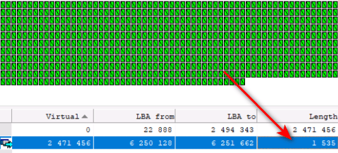 Дописанный фрагмент