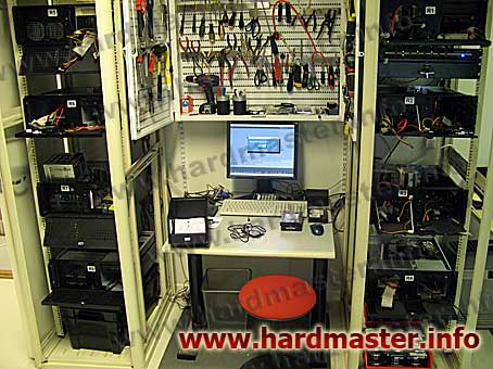 Рабочие места лаборатории по восстановлению данных Рабочие места лаборатории по восстановлению данных