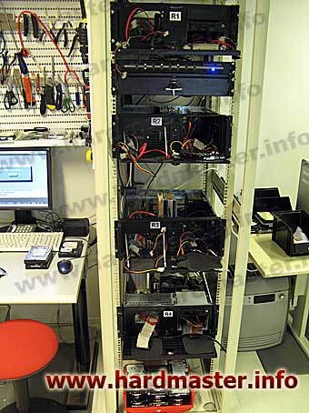 Рабочие места лаборатории по восстановлению данных Рабочие места лаборатории по восстановлению данных