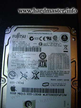 Faulty Fujitsu MHV-series