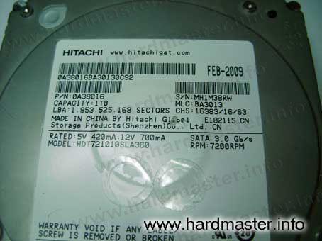 Hitachi HDT721010SLA360