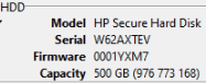 Восстановить заблокированный HP Secure Hard Disk