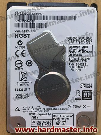 Ремонт и восстановление HTS541010A7E630