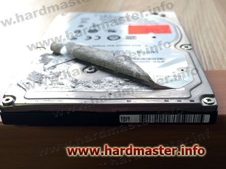 Серийный номер с торца