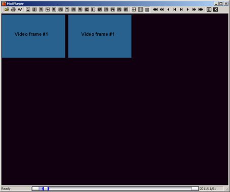 Окно программы McdPlayer