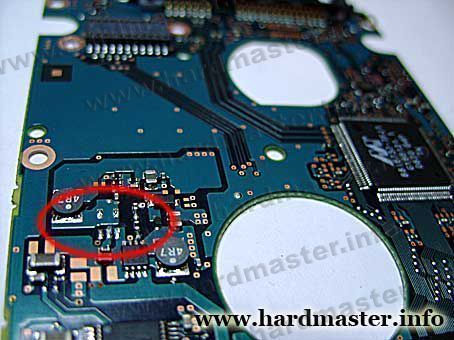 Сгоревший контроллер на винчестере Сгоревший контроллер на винчестере