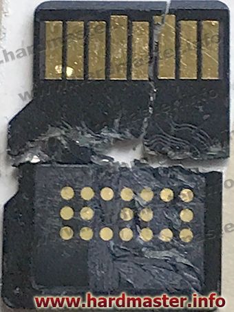 Восстановление ломанной на куски микро сд карты