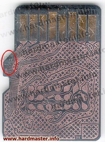 Микрофлешка Сандиск откололся кусок