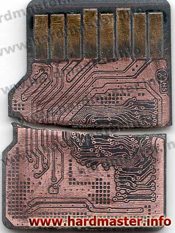 Восстановление треснутой микро сд карты Трансенд