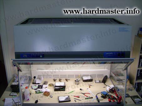 Чистая зона для работ в гермозоне HDD