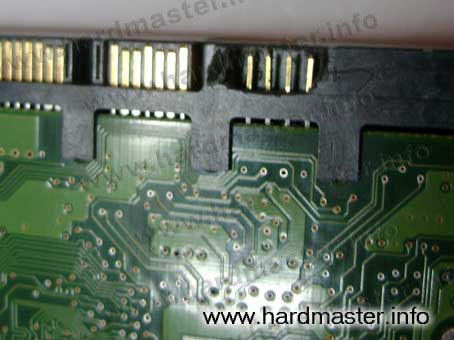 Поломанная плата Seagate 7200.11