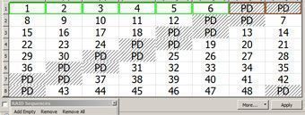 Схема восстановления массива Raid ADG