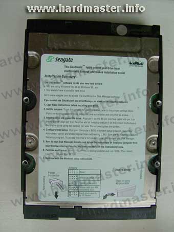 Seagate вид сзади