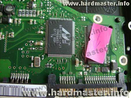 Сгоревшая плата Samsung SATA