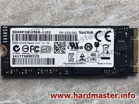 Восстановление данных с SSD Sandisk X110 SD6SP1M