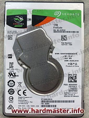 SSHD ST1000LX015 FireCuda data recovery