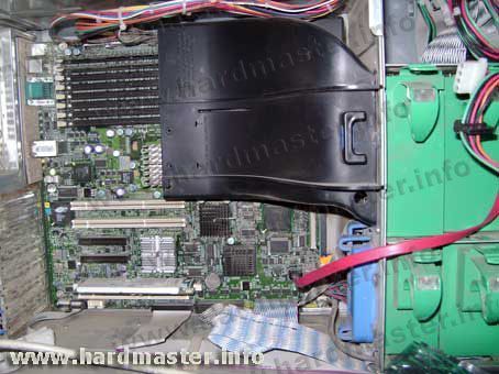 SCSI cервер, вид сбоку