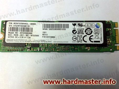 Восстановление и ремонт SSD M.2 диска 