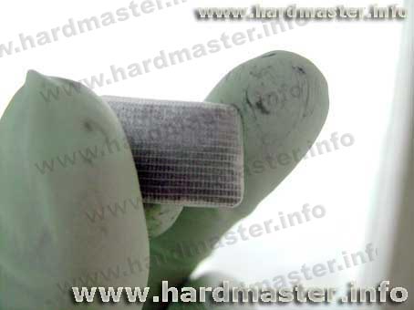 Filter soils gloves with dust