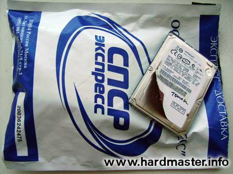 Винчестер Hitachi из Томска на восстановление данных