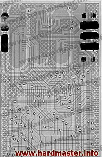 Рентгенограмма USB монолитной флешки