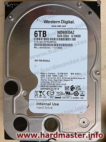 Восстановление и ремонт WD60EDAZ-11U78B0 диска семейства VeniceR Восстановление и ремонт WD60EDAZ-11U78B0 диска семейства VeniceR