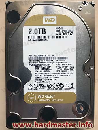 Ремонт и восстановление WD Gold