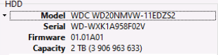 ID SED Western Digital