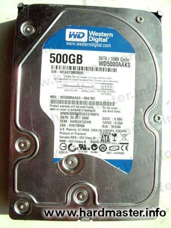WD5000AAKS поломался. Нужна информация WD5000AAKS поломался. Нужна информация