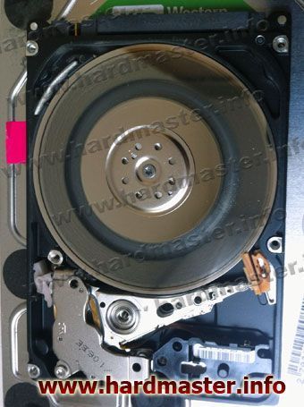 Запиленный ноутбучный диск Western Digital