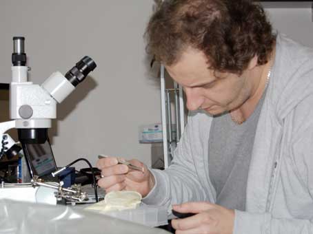 За работой...