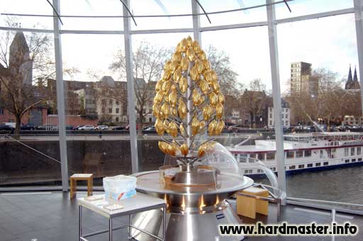 Шоколадное дерево в музее шоколада