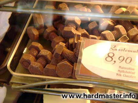 Шоколадные болты с гайками