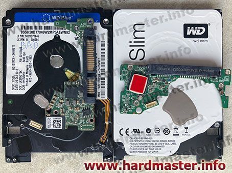 Диагностика, проверка, ремонт и восстановление данных с WD10SPCX Диагностика, проверка, ремонт и восстановление данных с WD10SPCX