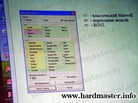 Таблица семейств накопителей Вестерн Диджитал